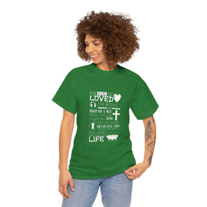 John 3:16 Logo 1 Unisex Heavy Cotton Tee