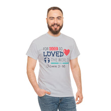 Load image into Gallery viewer, John 3:16  Logo 2 Unisex Heavy Cotton Tee