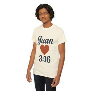 Heartfelt Unisex Tee, Casual Wear, Gift for Him, Christian Apparel, Valentine's Day T-Shirt, Faith-Based Fashion
