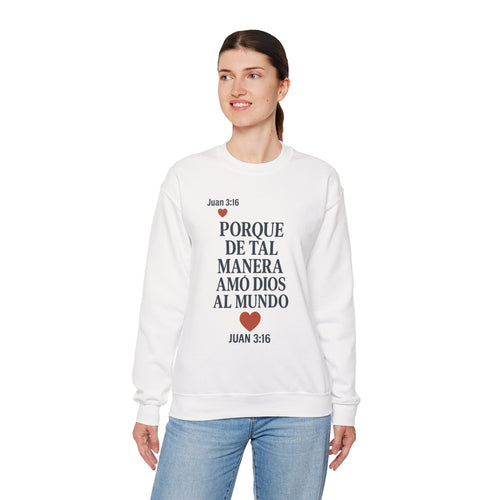 Spanish Faith-Inspired Unisex Crewneck Sweatshirt - Perfect for Gifts, Religious Events, Casual Wear, or Cozy Days!