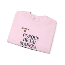 Load image into Gallery viewer, Spanish Faith-Inspired Unisex Crewneck Sweatshirt - Perfect for Gifts, Religious Events, Casual Wear, or Cozy Days!