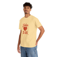 Load image into Gallery viewer, Christian Unisex Tee - John 3:16 T-Shirt Share Your Faith