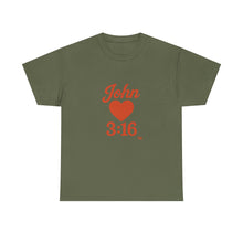 Load image into Gallery viewer, Christian Unisex Tee - John 3:16 T-Shirt Share Your Faith