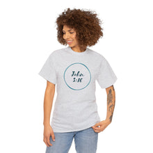 Load image into Gallery viewer, John 3:16 Logo 6 Unisex Heavy Cotton Tee