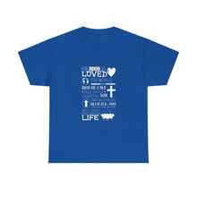 Load image into Gallery viewer, John 3:16 Logo 1 Unisex Heavy Cotton Tee