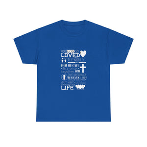 John 3:16 Logo 1 Unisex Heavy Cotton Tee