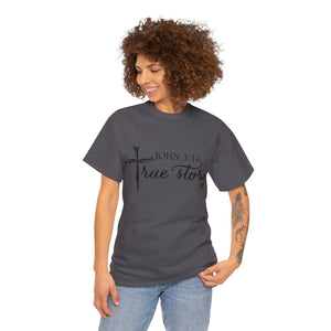 John 3:16 Logo 5 Unisex Heavy Cotton Tee