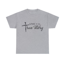 Load image into Gallery viewer, John 3:16 Logo 5 Unisex Heavy Cotton Tee