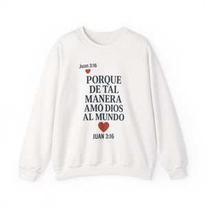 Spanish Faith-Inspired Unisex Crewneck Sweatshirt - Perfect for Gifts, Religious Events, Casual Wear, or Cozy Days!