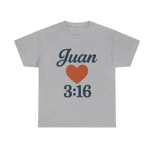 Load image into Gallery viewer, Heartfelt Unisex Tee, Casual Wear, Gift for Him, Christian Apparel, Valentine&#39;s Day T-Shirt, Faith-Based Fashion