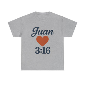 Heartfelt Unisex Tee, Casual Wear, Gift for Him, Christian Apparel, Valentine's Day T-Shirt, Faith-Based Fashion
