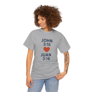 Faith-Inspired Unisex Cotton Tee, Perfect for Religious Celebrations, Gifts, Everyday Wear, Spiritual Connection, Bible Verse