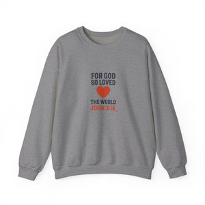 Christian John 3:16 Crewneck Sweatshirt