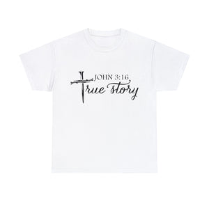 John 3:16 Logo 5 Unisex Heavy Cotton Tee