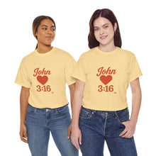 Load image into Gallery viewer, Christian Unisex Tee - John 3:16 T-Shirt Share Your Faith
