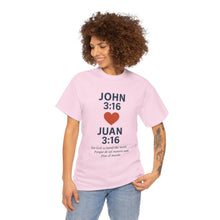 Load image into Gallery viewer, Faith-Inspired Unisex Cotton Tee, Perfect for Religious Celebrations, Gifts, Everyday Wear, Spiritual Connection, Bible Verse