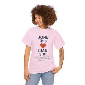 Faith-Inspired Unisex Cotton Tee, Perfect for Religious Celebrations, Gifts, Everyday Wear, Spiritual Connection, Bible Verse