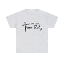 Load image into Gallery viewer, John 3:16 Logo 5 Unisex Heavy Cotton Tee