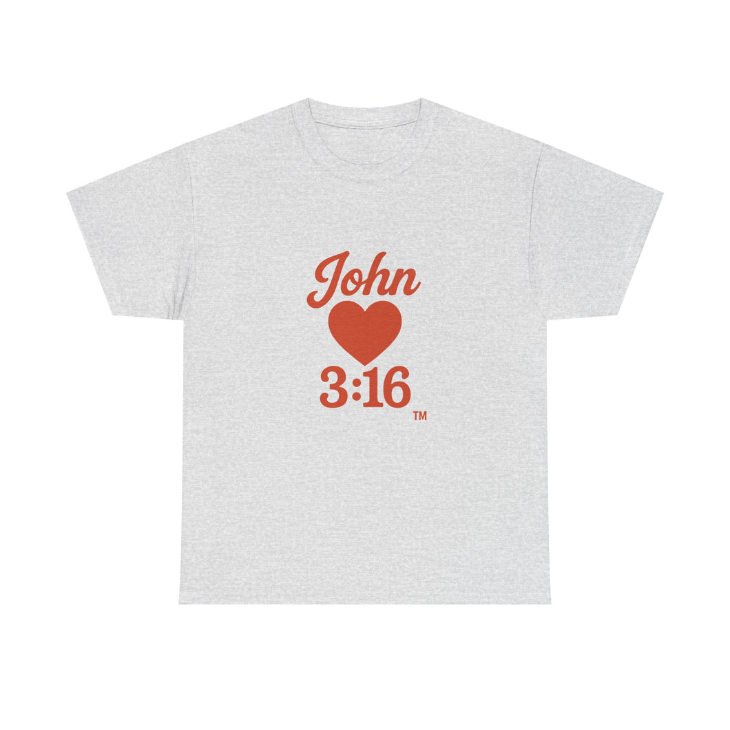 Christian Unisex Tee - John 3:16 T-Shirt Share Your Faith