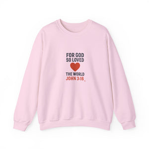 Christian John 3:16 Crewneck Sweatshirt