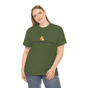 Embracethepoor.org BGR WHITE 1A Unisex Heavy Cotton Tee™