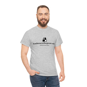 Embracethepoor.org BGR B&W 1A Unisex Heavy Cotton Tee™
