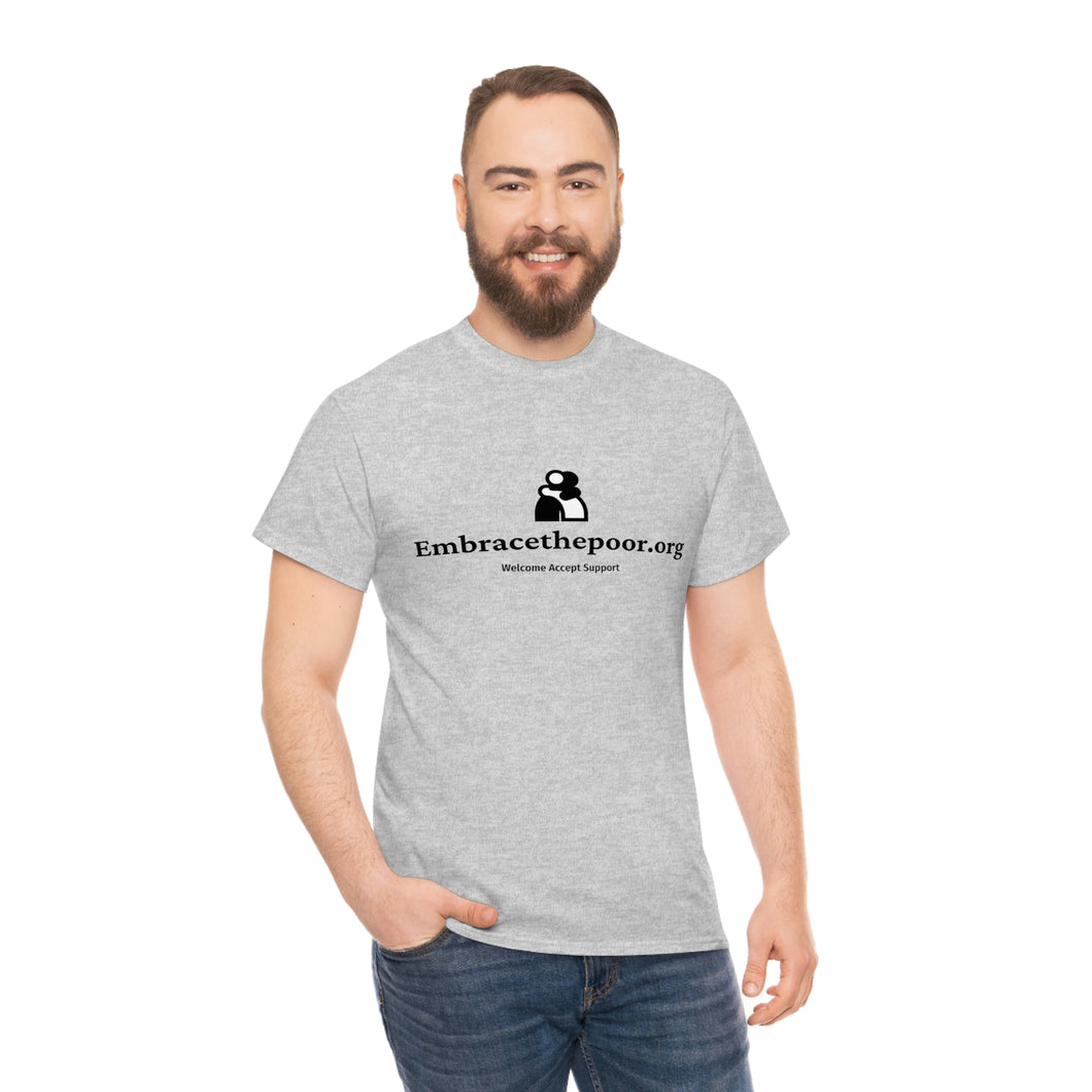 Embracethepoor.org BGR B&W 1A Unisex Heavy Cotton Tee™