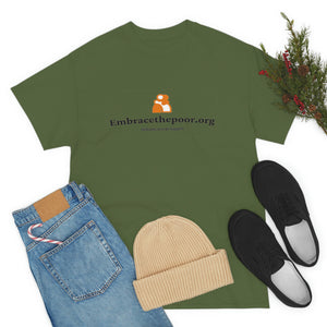 Embracethepoor.org BGR WHITE 1A Unisex Heavy Cotton Tee™