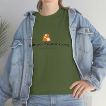 Load image into Gallery viewer, Embracethepoor.org BGR WHITE 1A Unisex Heavy Cotton Tee™