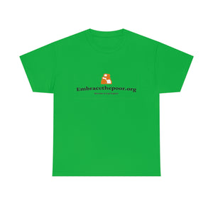 Embracethepoor.org BGR WHITE 1A Unisex Heavy Cotton Tee™