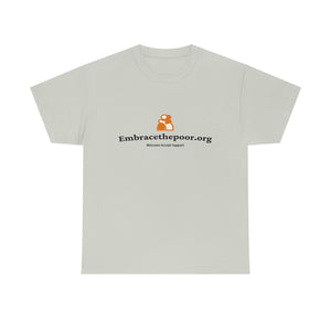 Embracethepoor.org BGR WHITE 1A Unisex Heavy Cotton Tee™